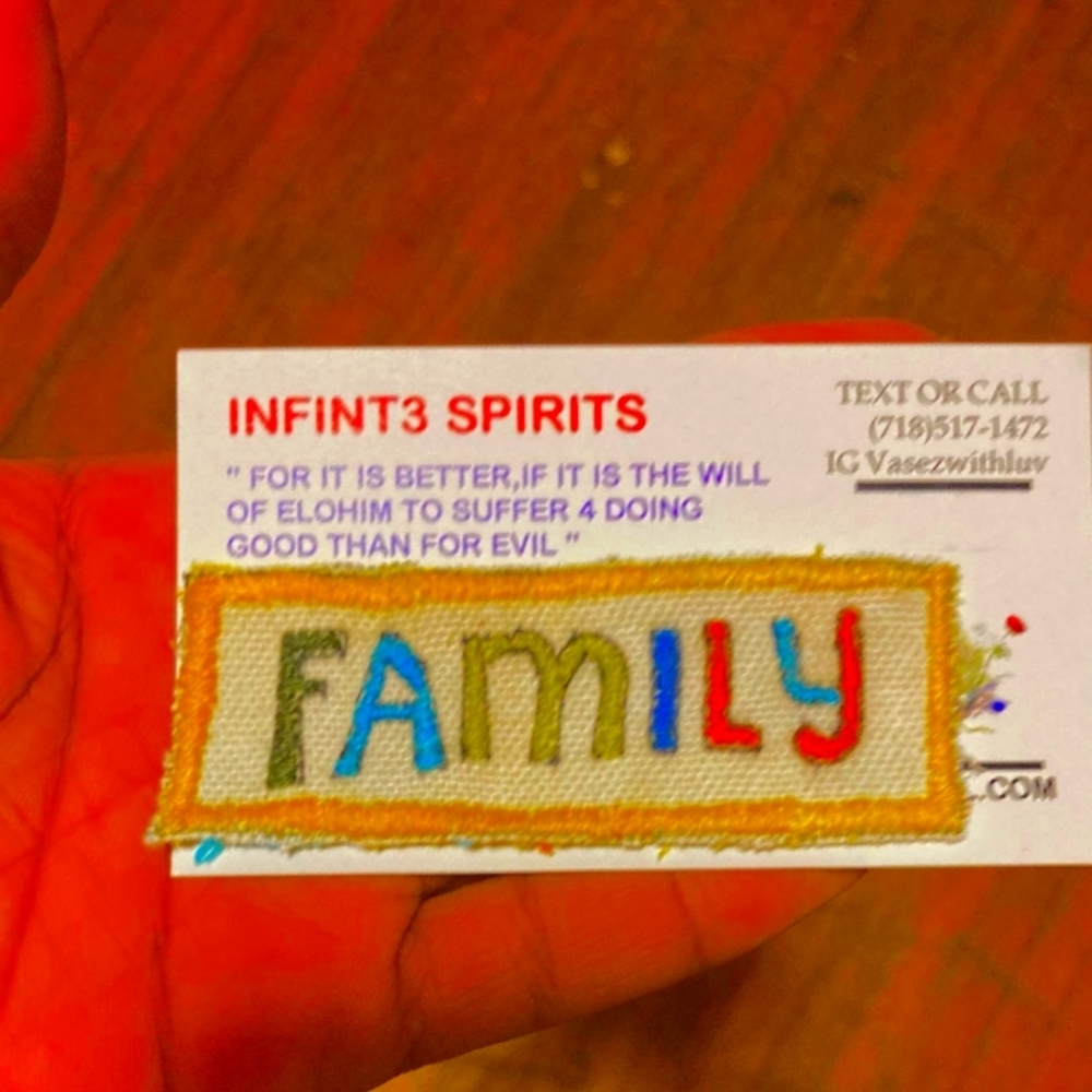 Handmade patch Family